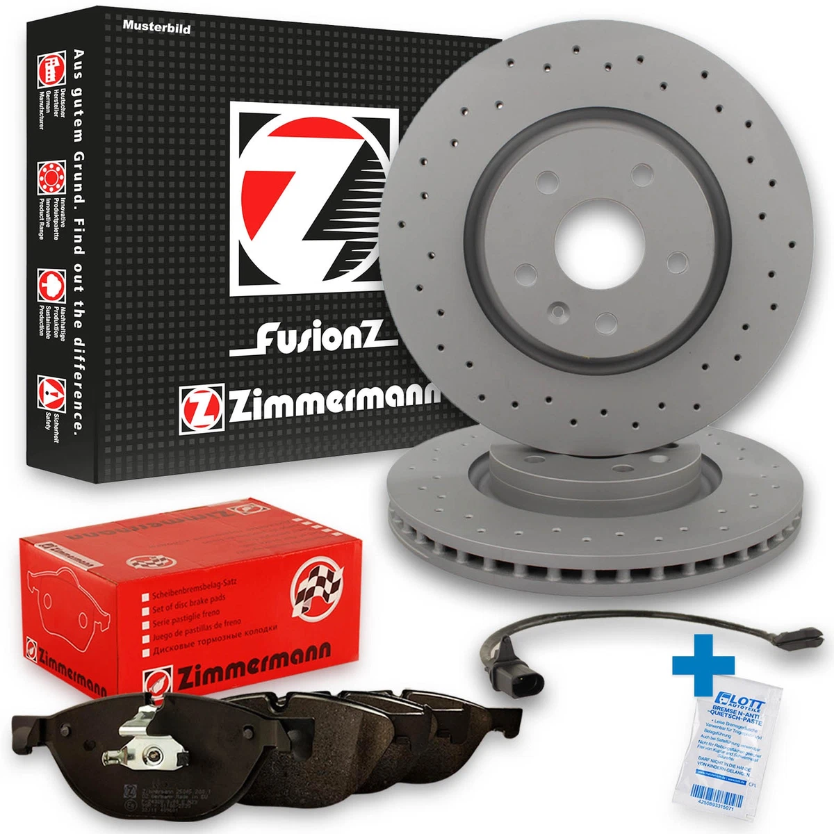 Гальмівні колодки та диски Zimmermann для SEAT TOLEDO I (1L) — безпека і якість